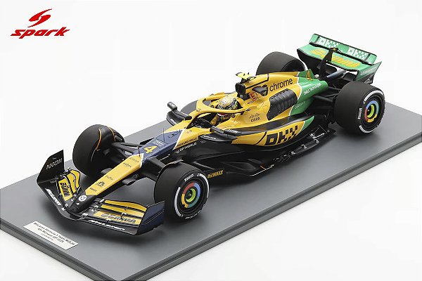 *** PRÉ-VENDA *** Fórmula 1 Ayrton Senna Tribute McLaren MCL38 Lando Norris GP Mônaco 2024 1:12 Spark