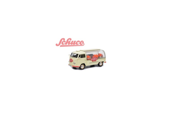 *** PRÉ-VENDA *** Volkswagen Kombi T1 Advertisement Van Schwäbisch Hall 1965 1:18 Schuco