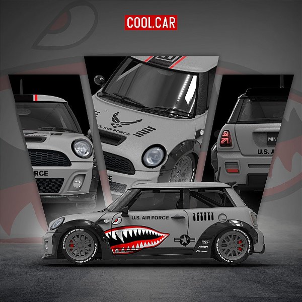 *** PRÉ-ORDER *** Mini Cooper MShark U.S Air Force 1:64 Cool Car