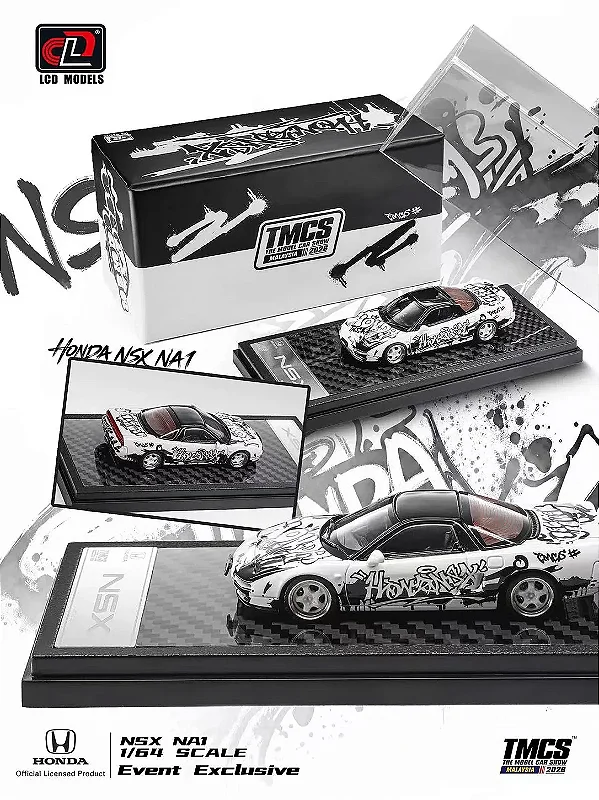 Honda NSX NA 1 1:64 LCD Models Branco Exclusivo TMCS 2026