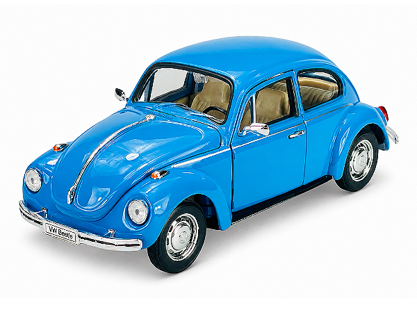 Volkswagen Fusca Beetle 1:24 Welly Azul