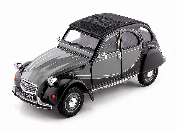Citroen 2CV 6 Charleston 1:24 Welly Cinza