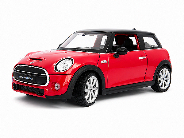 New Mini Hatch 1:24 Welly Vermelho