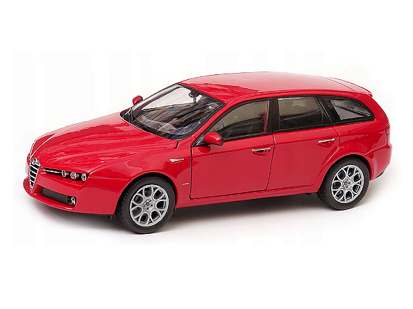 Alfa Romeo 159 Sportwagon 1:24 Welly Vermelho