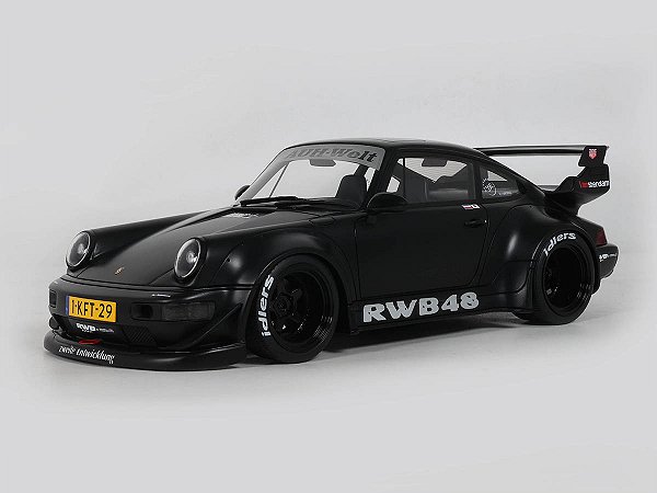 *** PRÉ-ORDER *** RWB RWB48 Flat Black 2013 1:18 GT Spirit Preto