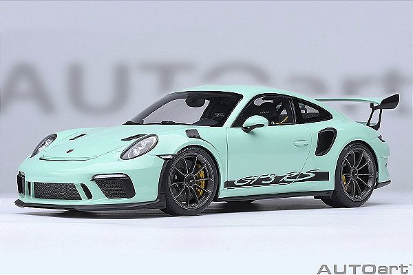 *** PRÉ-VENDA *** Porsche 911 (991.2) GT3 RS 1:18 Autoart Verde PV018