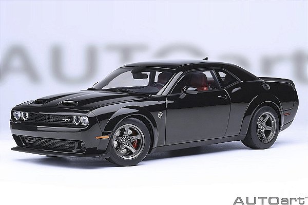 *** PRÉ-VENDA *** Dodge Challenger SRT Super Stock 2023 1:18 Autoart Preto