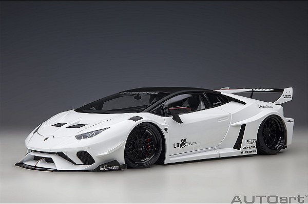 *** PRÉ-VENDA *** Lamborghini Huracan GT Liberty Walk LB Silhouette Works 1:18 Autoart Branco