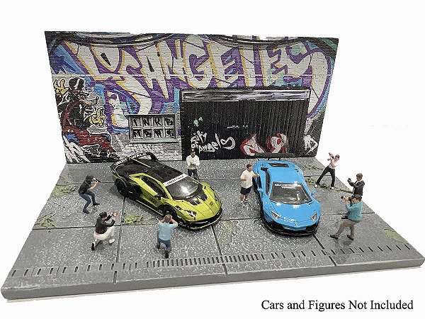 *** PRÉ-ORDER *** Street Art Diorama LA GRAFFITI 1:64 American Diorama QTD3