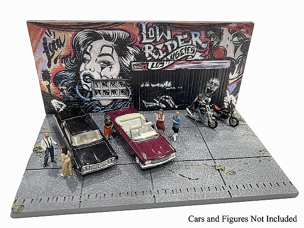 *** PRÉ-ORDER *** Street Art Diorama LA LOWRIDER 1:64 American Diorama QTD3