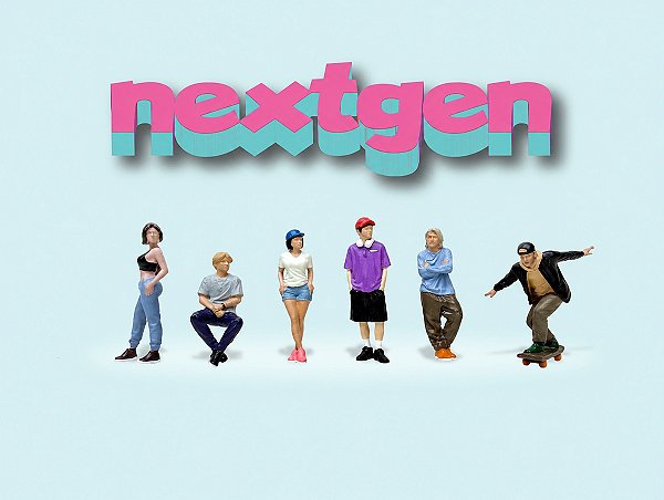 *** PRÉ-ORDER *** FIGURE SET Next Gen 1:64 American Diorama QTD3