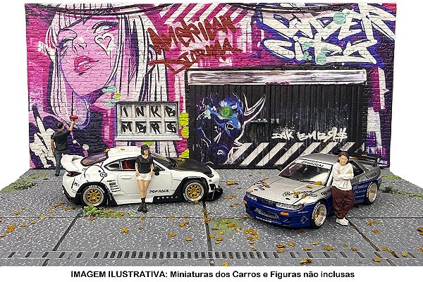 *** PRÉ-ORDER *** Street Art Diorama CYBER PUNK A INK BMBRS 1:64 American Diorama QTD3