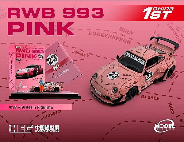 Porsche RWB 993 Pink Model Model HEC 2026