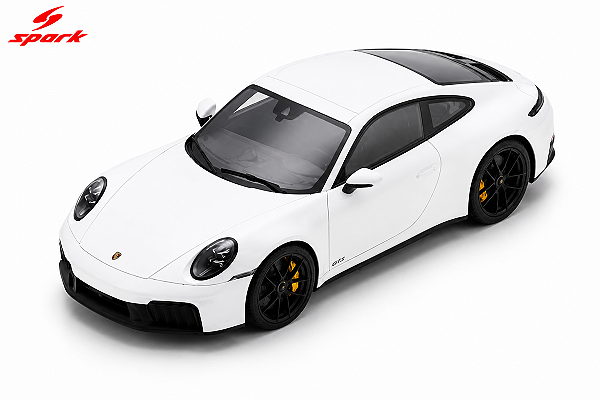 *** PRÉ-ORDER *** Porsche 911 Carrera GTS Coupe (992.2) 1:18 Spark Branco