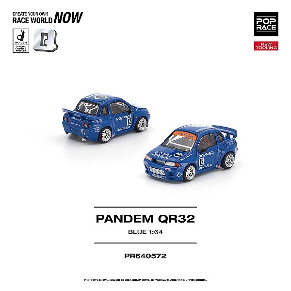 *** PRÉ-ORDER *** Pandem QR32 1:64 POP RACE QTD3