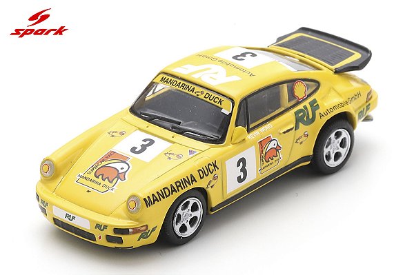 *** PRÉ-ORDER *** RUF CTR "Yellowbird" No.3 Macau Supercar Race 1995 1:64 Spark QTD3
