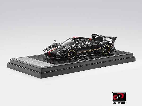 *** PRÉ-ORDER *** Pagani Zonda Revolucion 1:64 LCD Models Preto QTD3