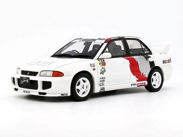 *** PRÉ-ORDER *** Mitsubishi Lancer Evolution III 1995 1:18 OttOmobile Branco
