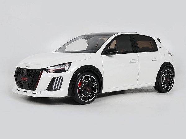 *** PRÉ-ORDER *** Peugeot E-208 GTI 2026 1:18 OttOmobile Branco
