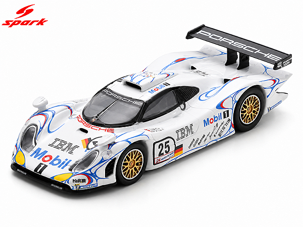 *** PRÉ-ORDER *** Porsche 911 GT1 No.25 2nd 24Hs Le Mans 1998 1:64 Spark QTD3