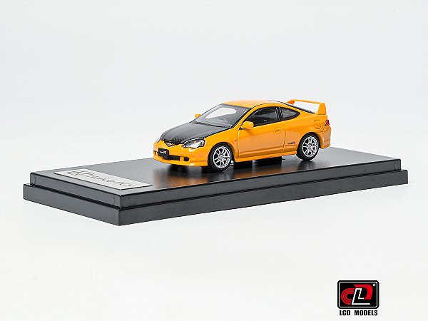 *** PRÉ-ORDER *** Honda INTEGRA (DC5) TYPE-R 1:64 LCD Models Amarelo