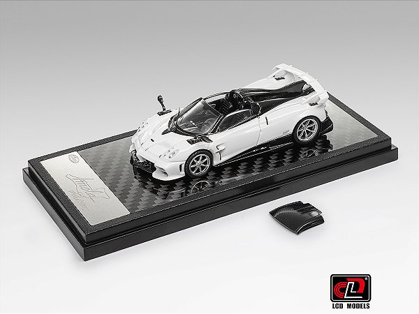 *** PRÉ-ORDER *** Pagani Imola Roadster 1:64 LCD Models Branco
