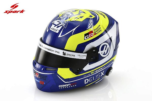 Capacete TGR Haas F1 Team Ollie Bearman 2026 1:5 Spark