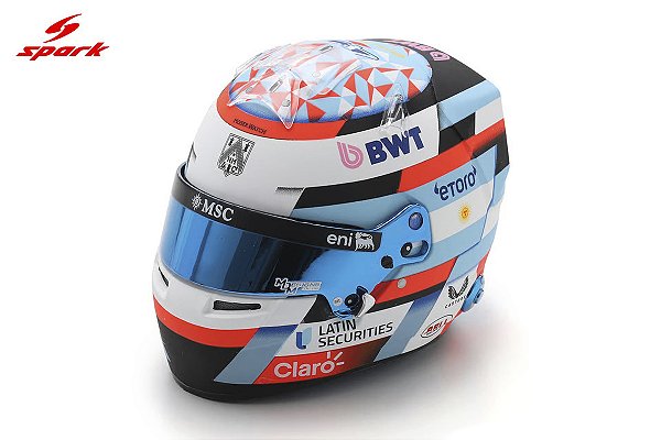 Capacete BWT Alpine F1 Team Franco Colapinto 2026 1:5 Spark
