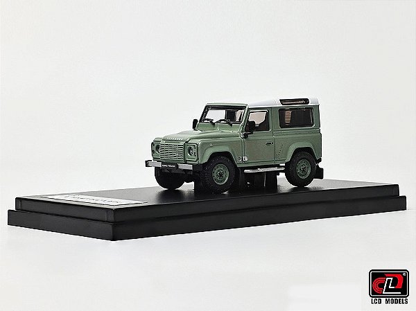 *** PRÉ-VENDA *** Land Rover Defender 90 V8 1:64 LCD Models Verde PV12943