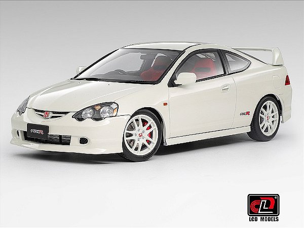 *** PRÉ-VENDA *** Honda Integra Type R DC5 1:18 LCD Models Branco PV12943