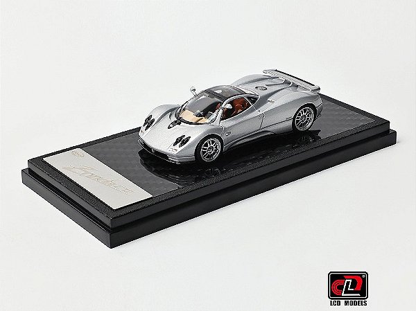 *** PRÉ-VENDA *** Pagani Zonda C12 Coupe 1:64 LCD Models Prata PV12943