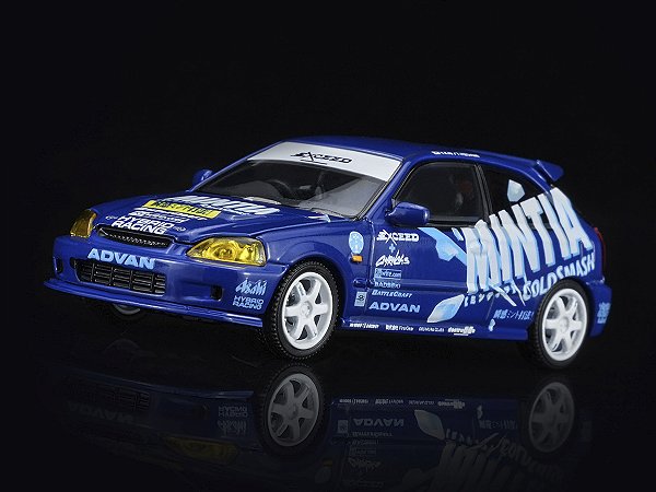*** PRÉ-VENDA *** Honda Civic TYPE R (EK9) Exclusivo HK ToyCar Salon 2026 1:64 MOTORHELIX PV13007