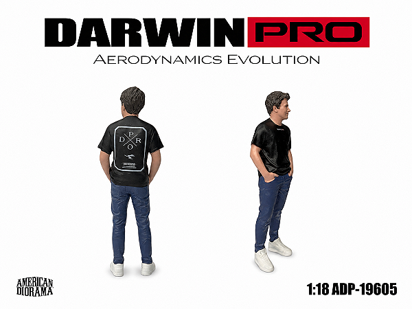 *** PRÉ-VENDA *** Figura DarwinPro x Teckwrap 1:18 American Diorama PV12943