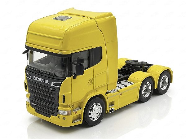 Scania R 730 V8 (6X4) 1:32 Welly Amarelo