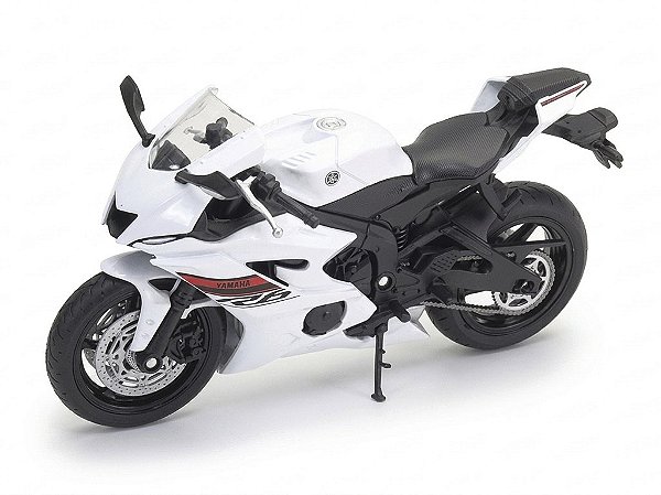 Yamaha YZF-R6 1:12 Welly Branco