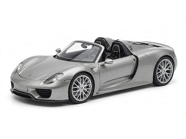 Porsche 918 Spyder (Conversível) 1:24 Welly Cinza