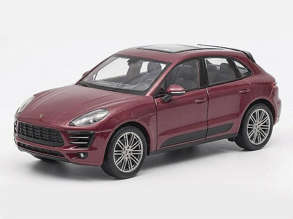 Porsche Macan Turbo 1:24 Welly Vermelho