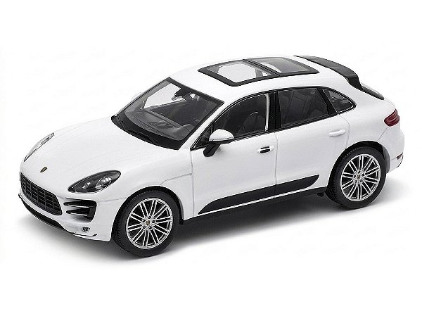 Porsche Macan Turbo 1:24 Welly Branco