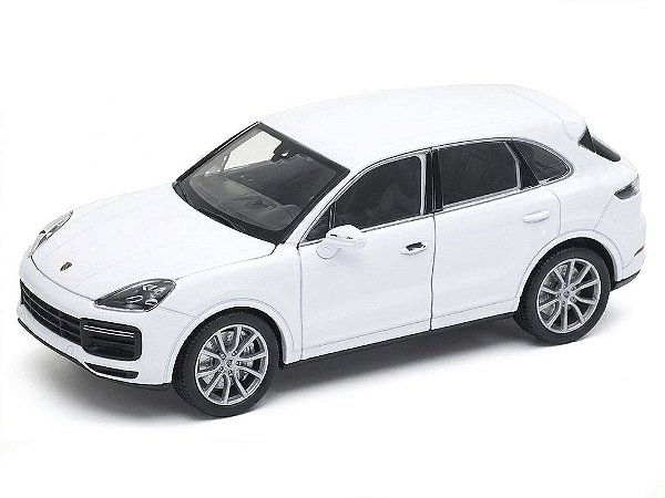 Porsche Cayenne Turbo 1:24 Welly Branco