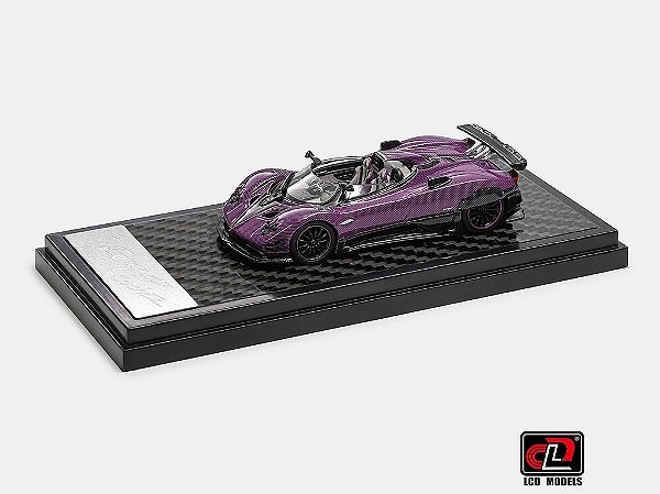*** PRÉ-VENDA *** Pagani Zonda HP 1:64 LCD Models Carbon Purple PV13007