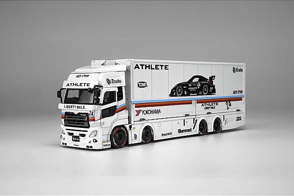 *** PRÉ-VENDA *** LB Trucks UD Quon Cargo Liberty Walk YOKOHAMA 1:64 MOTORHELIX