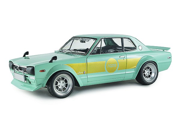 *** PRÉ-ORDER *** Nissan Skyline 2000 GT-R (KPGC10) Hakosuka Solido Works 1970 1:18 Solido