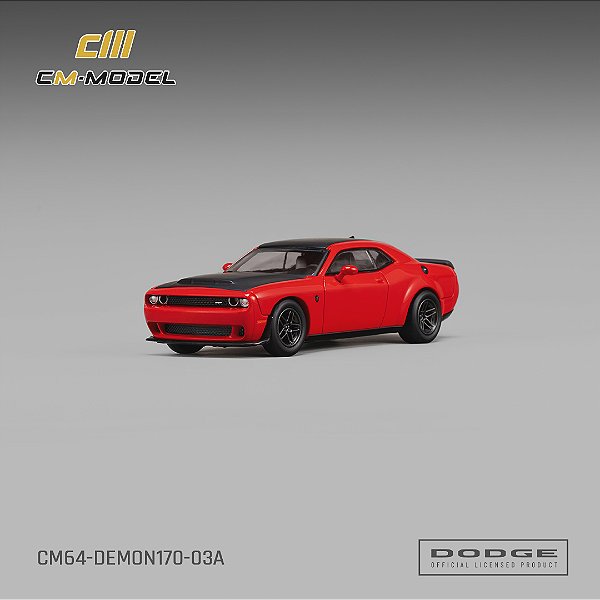 *** PRÉ-ORDER *** Dodge Challenger SRT Demon 170 TorRed 2023 1:64 CM Model QTD3