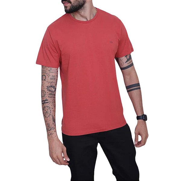 Camiseta M/C Ogochi Essencial Slim Goiaba