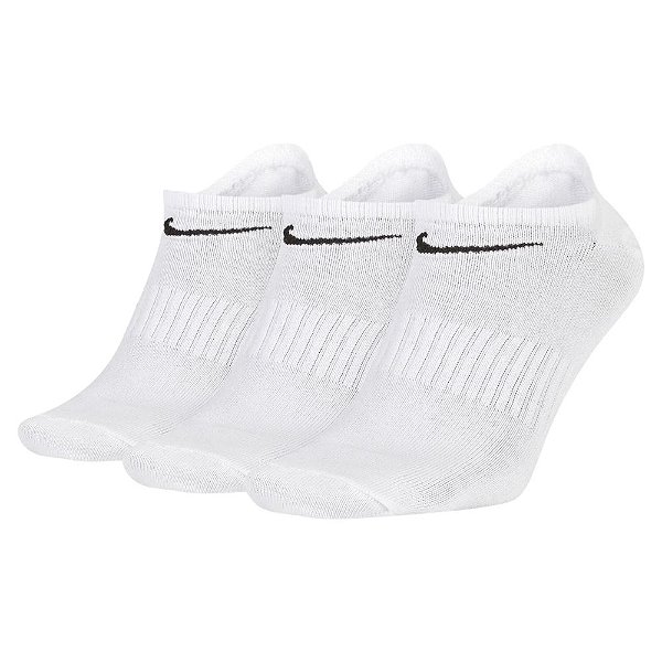 Meia Nike Everyday Lightweight Kit 3 Branco