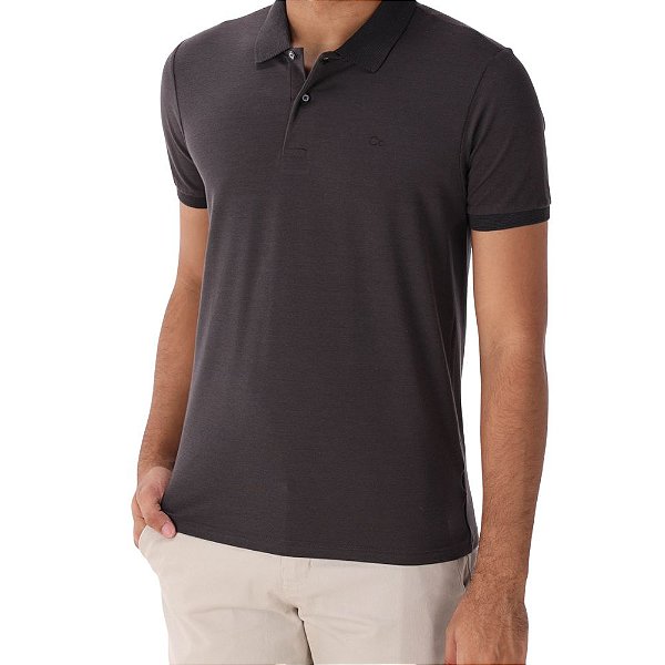 Camiseta Polo Ogochi Casual Slim Piquet