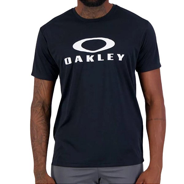 Camisa Oakley Logo SS II Preto   F0A406185-02E