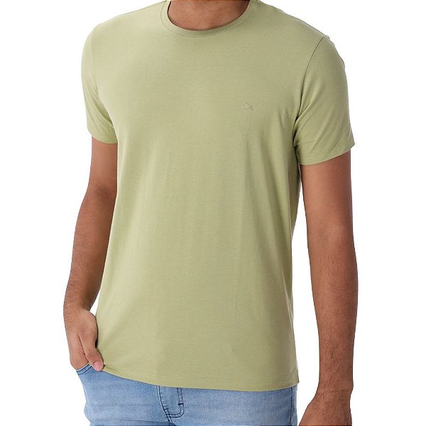Camiseta Ogochi Slim Verde Pistache     006490001-0828