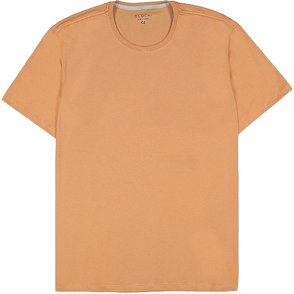 Camiseta Ogochi Plus Size Essencial Laranja    006534001-0017