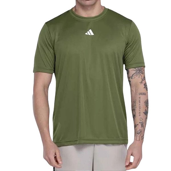 Camiseta Adidas Treino Básica Verde    JD5590